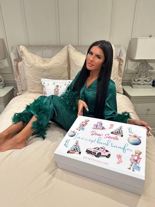 Green Feather Pjs Christmas Eve Box (including 7 items - worth £95)