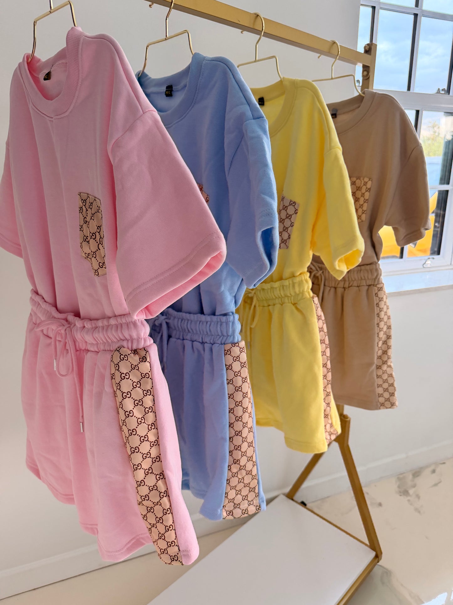 GG Shorts Set  - One Size 6-16